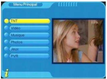 CGV PREMIO ST4WH+CLE USB - Menu principal - 2