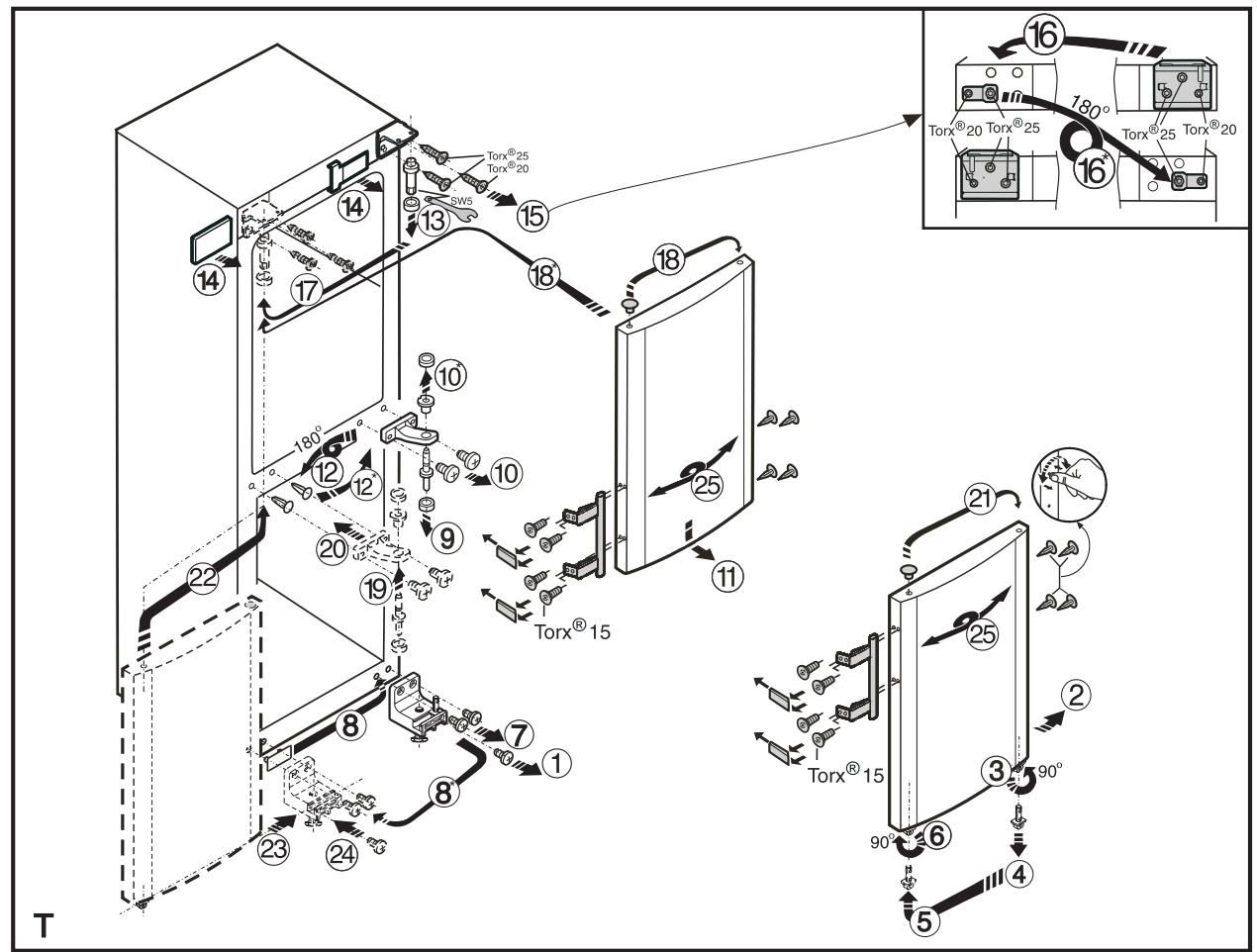 LIEBHERR CN 304 - Insertion entre deux éléments de cuisine - 3