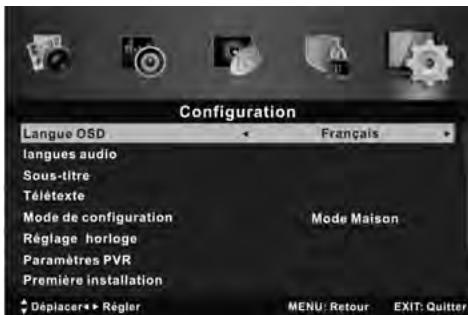 PROLINE L4030FHD - - Langues audio (en mode DTV) - 1