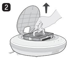 LG VR1013 - Nettoyage du BAC à poussières - 2
