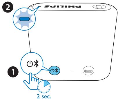 PHILIPS BTS5 - Mise sous tension/horstension - 1