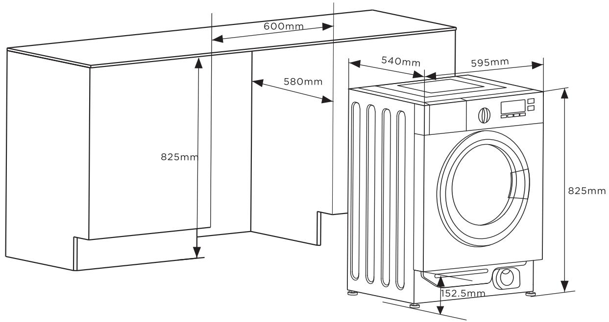 THOMSON TWBI8140A - De afvoerslang installeren - 3