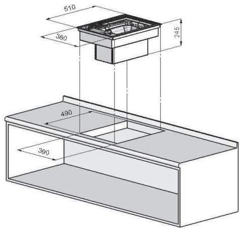 SCHOLTES PMF 40 SF - Encastrement - 1