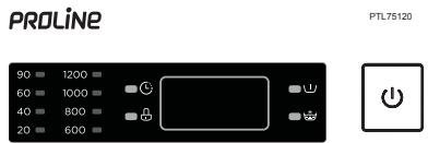 DARTY PTL75120 - Control Panel - 2