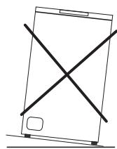 DARTY PTL75120 - Installation location requirements - 1