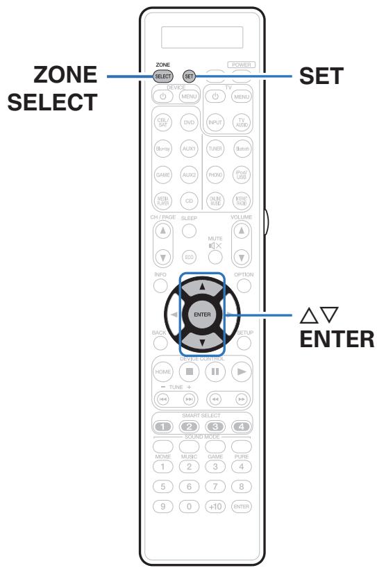 MARANTZ SR7010N1B - Spécification de la zone utilisée avec la télécommande - 1