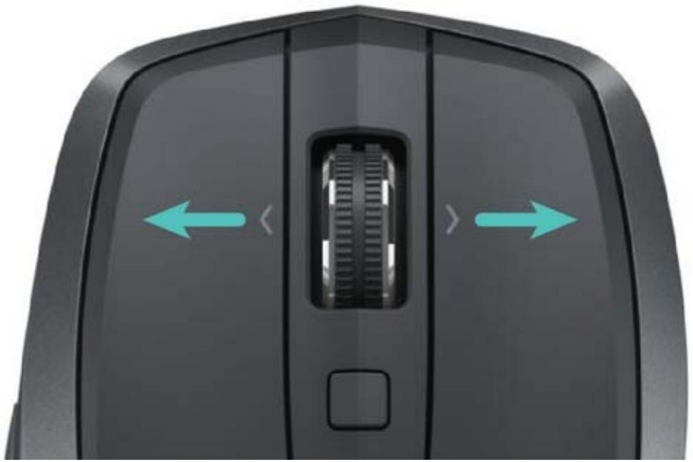 LOGITECH MX ANYWHERE 2S - Défilement horizontal - 1