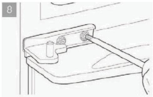 PROLINE DD229WHA++ - Inversion du SENS d'ouverture de la porte - 2