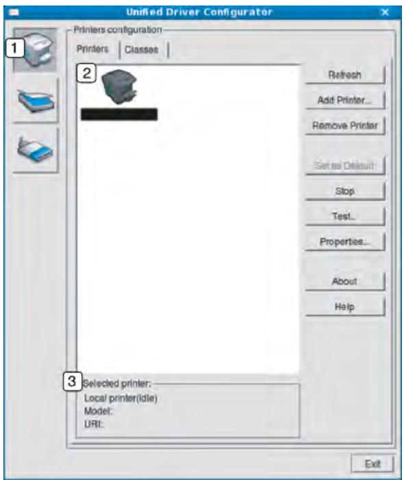 SAMSUNG CLX-3305 - Utilisation du programme unified driver configurator de linux - 1
