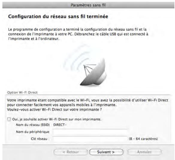 SAMSUNG CLX-3305 - Configuration du réseau sans fil - 2