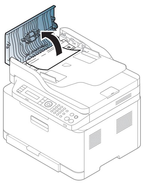 SAMSUNG CLX-3305 - Bourrage du papier d'origine devant le scanner - 2