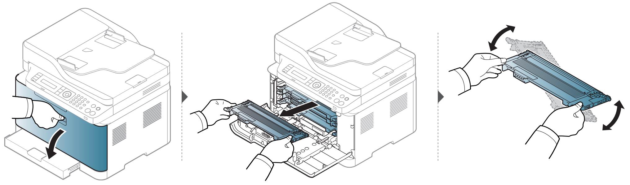SAMSUNG CLX-3305 - Redistribution du toner - 3
