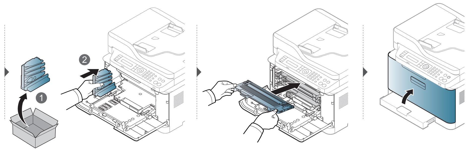 SAMSUNG CLX-3305 - Remplacement du récapitulateur de toner usage - 4