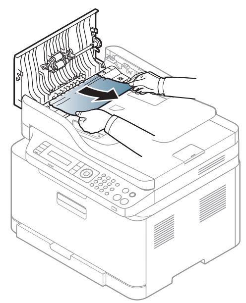 SAMSUNG CLX-3305 - Bourrage du papier d'origine devant le scanner - 3