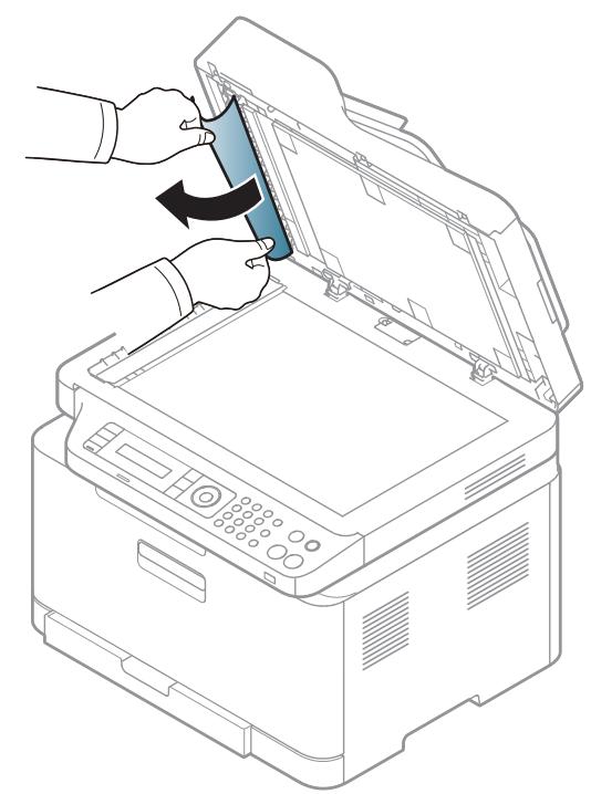 SAMSUNG CLX-3305 - Bourrage du papier d'origine dans le scanner - 6