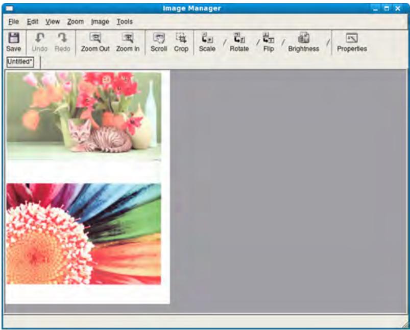 SAMSUNG CLX-3305 - Modification d'une image à l'aide du gestionnaire d'images - 1