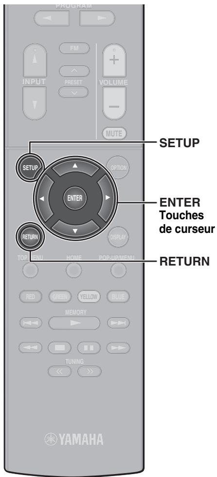 YAMAHA HTR-2071 - Raccordement du câble d'alimentation à une prise secteur et mise sous tension de l'unité - 3