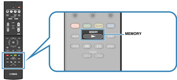 YAMAHA HTR-2071 - Enregistrement manuel d'une station de radio - 1