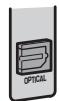 YAMAHA HTR-2071 - Prise optical - 1