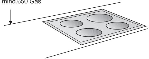 BOSCH DKE66 - Length of the connecting cable: 1.30m If it is necessary to wire the extractor hood directly into the mains: - 2