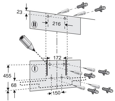 BOSCH DKE66 - O exaustor está preparado para ser montado numa parede da cozinha. - 1