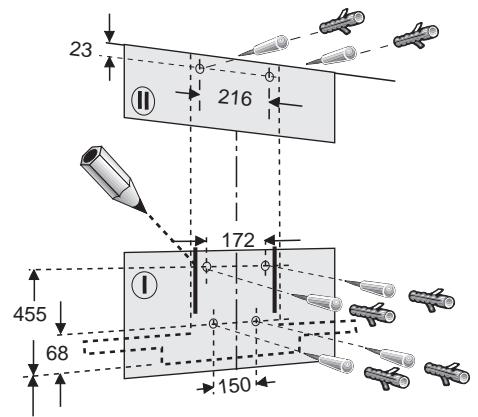 BOSCH DKE66 - Length of the connecting cable: 1.30m If it is necessary to wire the extractor hood directly into the mains: - 1