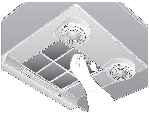 BOSCH DKE66 - Retrait du filtre: - 1