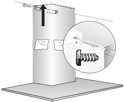 BOSCH DKE66 - Length of the connecting cable: 1.30m If it is necessary to wire the extractor hood directly into the mains: - 7