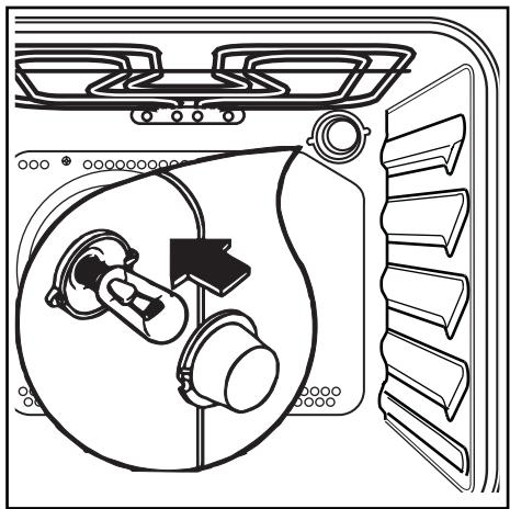 FAURE FC 305 N - Remplacement de la lampe du four - 2