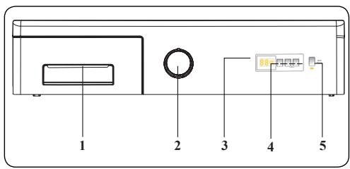 WINIA WVD-07TOWW12U45 - Présentation du bandeau de commandes - 1