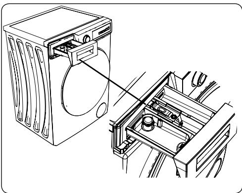 WINIA WVD-07TOWW12U45 - Tiroir à produits lessiviels - 1
