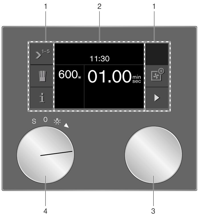 GAGGENAU BMP251110 - Afficheur et éléments de commande - 1