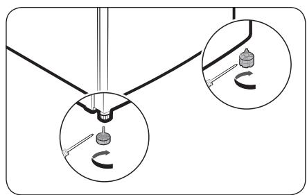 SAMSUNG RT46K6200S9 - Étape 4 régler les pieds de mise à niveau - 1