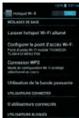 THOMSON EVERY 35 BL - Activation du mode hotspot - 4