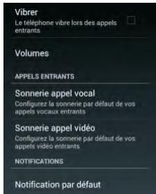 THOMSON EVERY 35 BL - Changer le volume ou le type de sonnerie de votre téléphone - 3