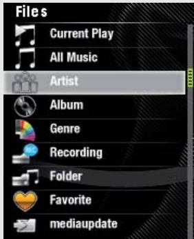 ARCHOS 15 VISION - Selectionner votre musique - 1