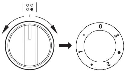 THOMSON TRMC51.4X - Positions du bouton - 1