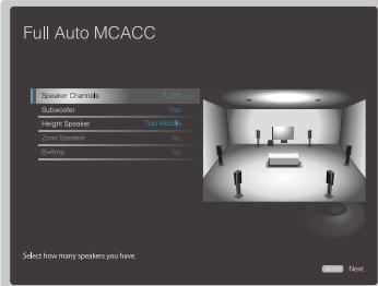 PIONEER VSX-935 - Full auto MCACC - 2