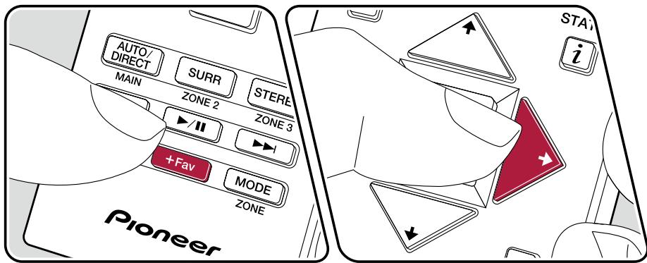PIONEER VSX-935 - Réglage du pas de fréquence - 1