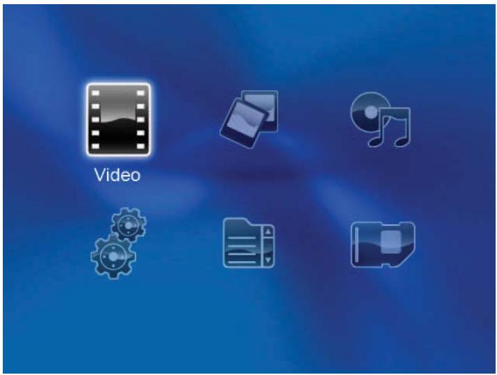 AIPTEK POCKET CINEMA V20 - Menu principal - 2