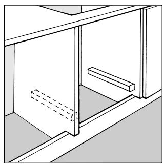 ARISTON TD 640 ES ICE - Schéma de fixation des crochets - 1