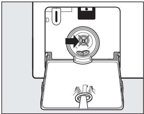 MIELE WTD163 - Nettoyer le filtre de vidange - 1