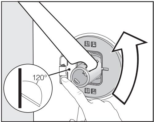 MIELE WTD163 - Démonter les sécurités de transport - 1