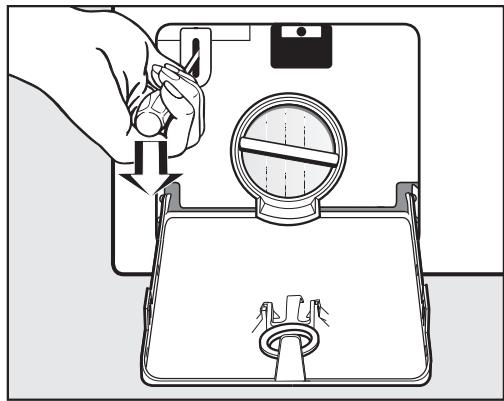 MIELE WTD163 - Ouvrir la porte - 1