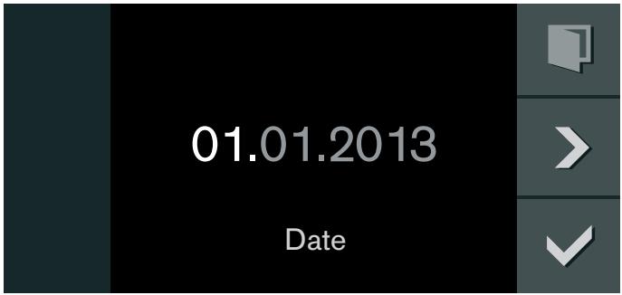 GAGGENAU BMP224130c - Réglage de la date - 1