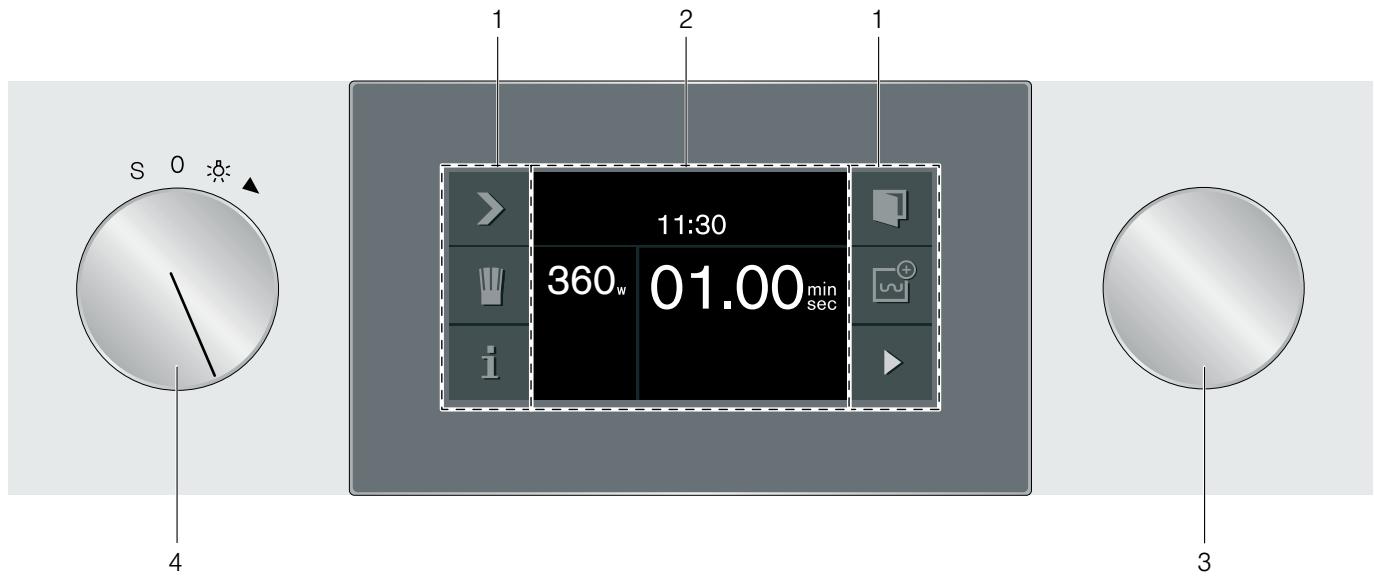 GAGGENAU BMP224130c - Afficheur et éléments de commande - 1