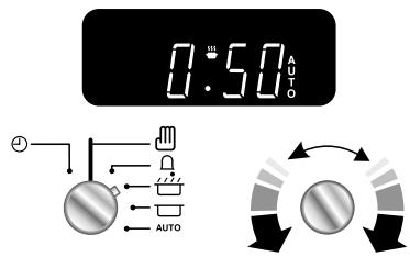 FALCON PROP 90 FXDFSS/C-EU - Mise en marche et arrêt du four droit avec minuterie - 2