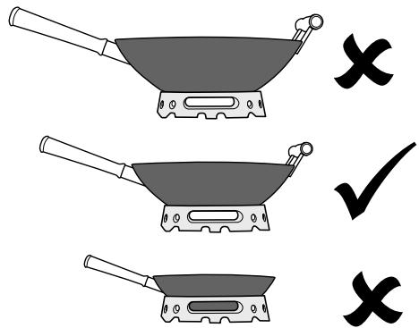 FALCON PROP 90 FXDFSS/C-EU - Support spécial de wok - 1
