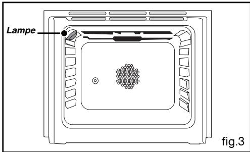 VEDETTE VMC 630 B - À l'intérieur du four pour modèle 60 cm (fig. 3) : - 3