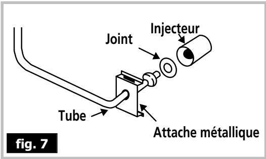VEDETTE VGE 50 B - 2B - changement de l'injecteur du four - 2